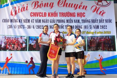 Giải Bóng chuyền nữ CNVCLĐ khối trường học