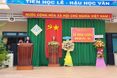 KHAI GIẢNG NĂM HỌC 2023 – 2024